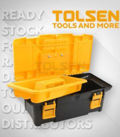  340x180x130mm Plastic Tool Box Tolsen Brand 80190