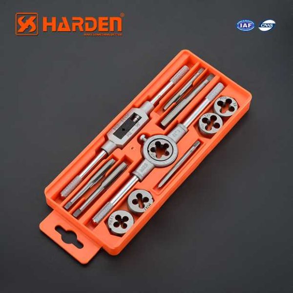 12Pcs Professional Tap And Die Set Harden Brand 610457
