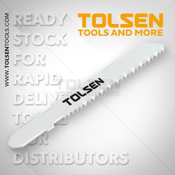 TOTAL LENGTH-75mm 5Pcs Jigsaw Blades Set Tolsen Brand 76812
