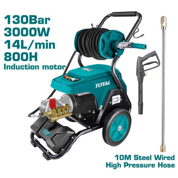 3000W 130 Bar High Pressure Washer Total Brand TGT11276