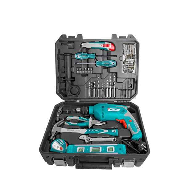 680W Hammer Drill Machine Total Brand with 115 Pieces Accessories THKTH P1152