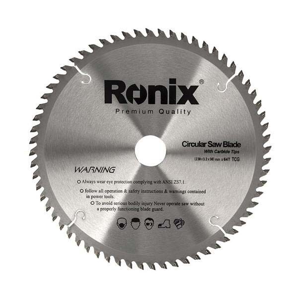 230mm 230x2.8x30 Tct Circular Saw Blade Ronix Brand RH-5108