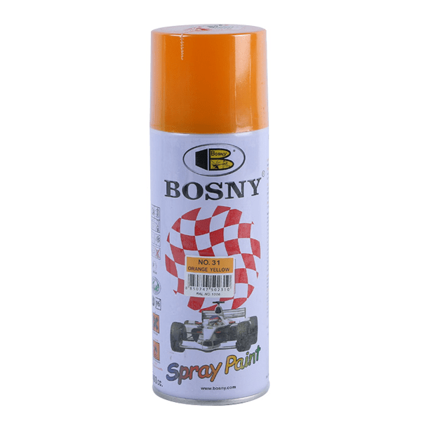 400 ml Orange Yellow Color Spray Paint Bosny Brand