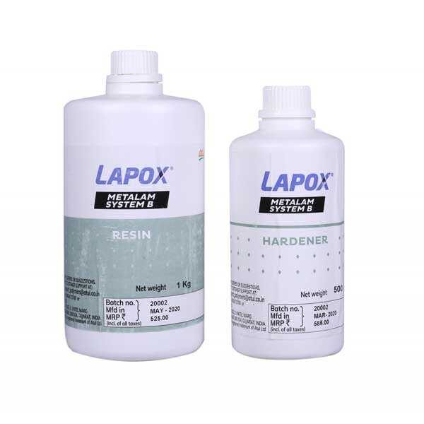 Crystal Clear Color Epoxy Resin and Hardener Lapox Metalam Brand