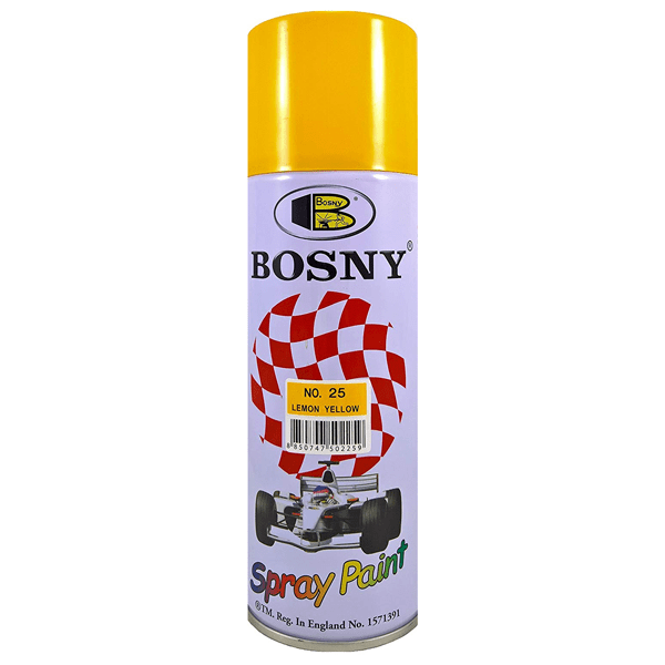 400 ml Lemon Yellow Color Spray Paint Bosny Brand