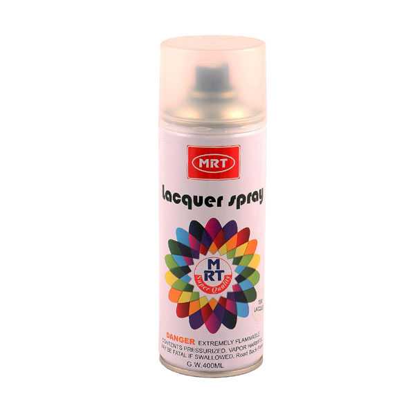 400ml Clear Lacquer Glossy Spray Paint MRT Brand