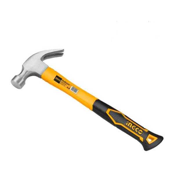 16oz/450g Claw Hammer with Wooden Handle Ingco Brand HCH80816