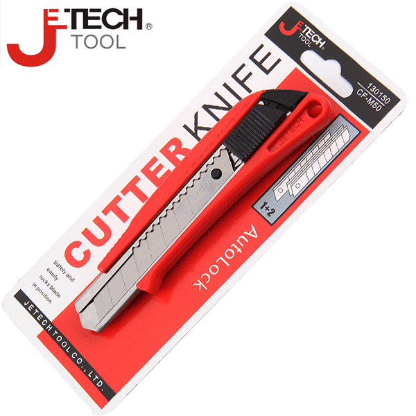 Anti Cutter 18X165 mm Snap-Off Blade Knife JETECH Brand CF-M50