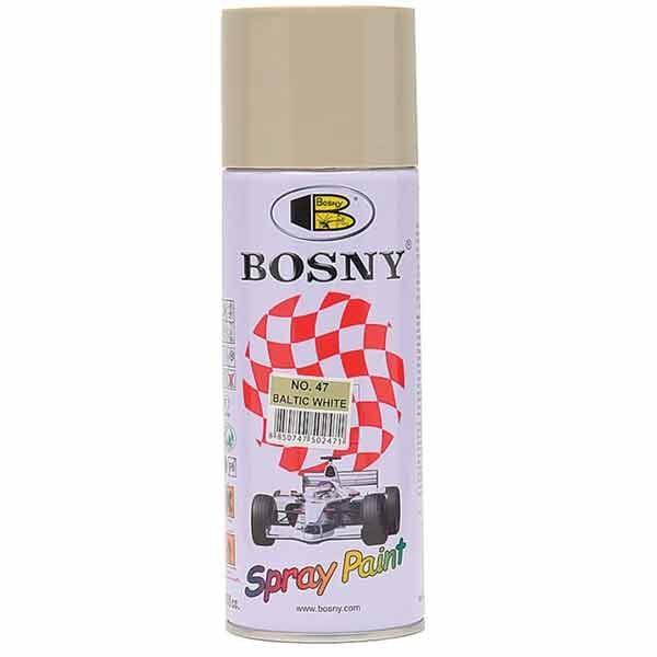 400 ml Baltic White Color Spray Paint Bosny Brand