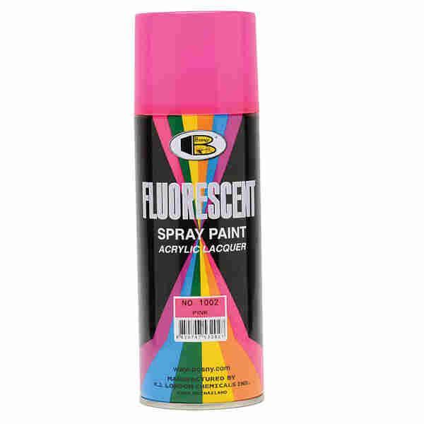 400ml Fluorescent Pink Color Spray Paint Bosny Brand