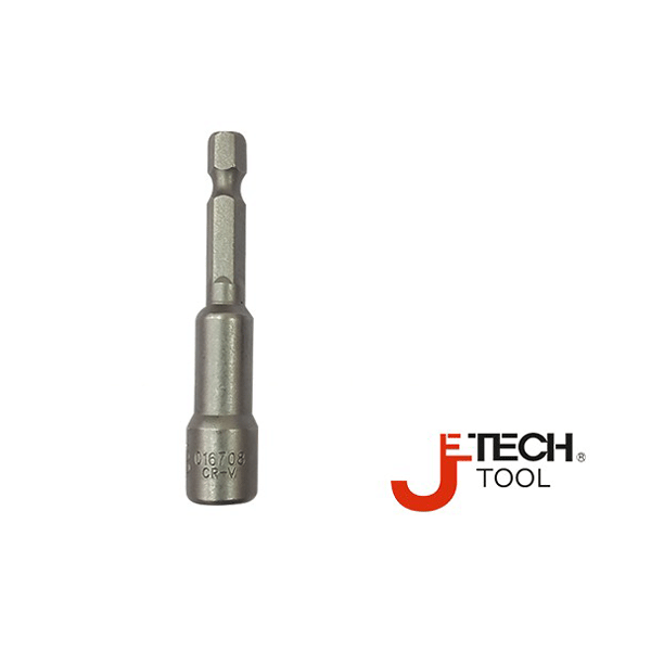 6X65mm Magnetic Nut Socket Bit JETECH Brand MNS-6