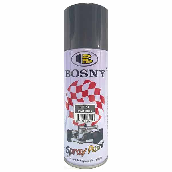 400 ml Light Grey Spray Paint Bosny Brand