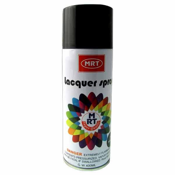 400 ml Matt Black Color Spray Paint MRT Brand