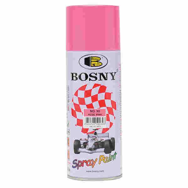 400ml Rose Pink Color Spray Paint Bosny Brand