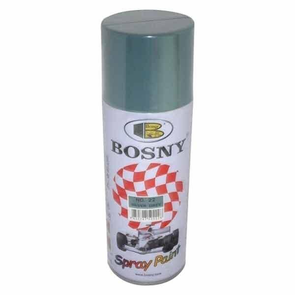400 ml Silver Grey Color Spray paint Bosny Brand