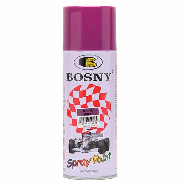 400 ml Violet Color Spray Paint Bosny Brand