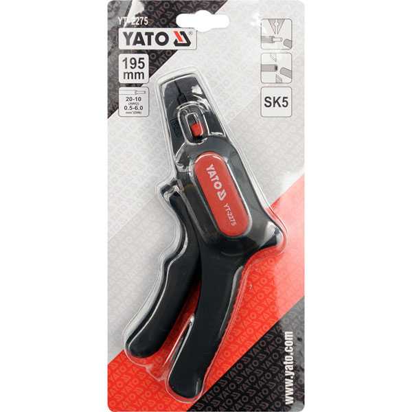195mm Automatic Wire Stripper Yato Brand YT-2275