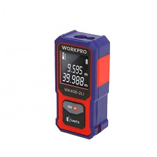 40M 135 Feet Rechargeable Laser Distance Measure WORKPRO Brand W068053