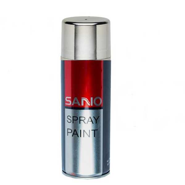 400ml Waterproof Metallic Bright Chrome Color Aerosol Spray Paint Sanvo Brand