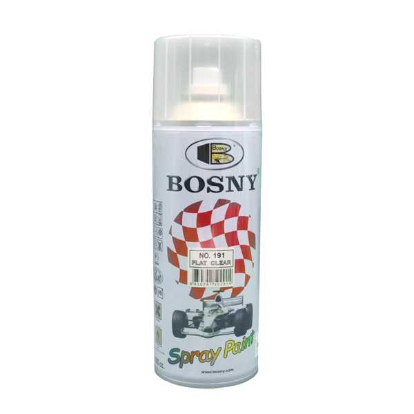 400ml Flat Clear Lacquer Glossy Spray Paint Bosny Brand