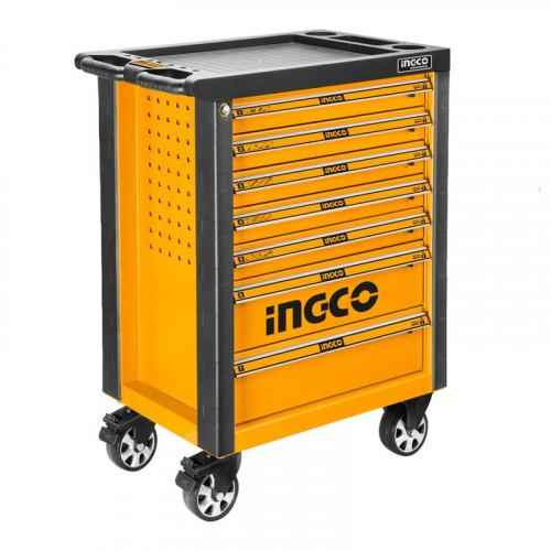 7 Drawer 162Pcs Mechanics Tool Chest Set Ingco Brand HTCS271621