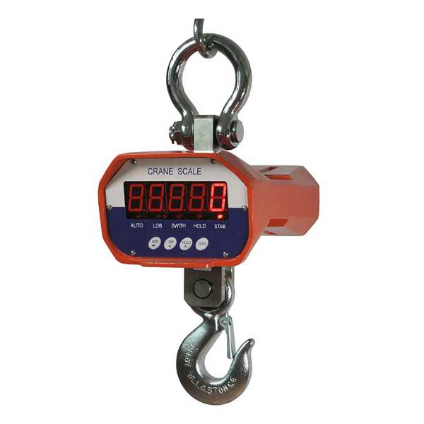 2000kg Digital Weighing Crane Scale for Industrial use with Hook