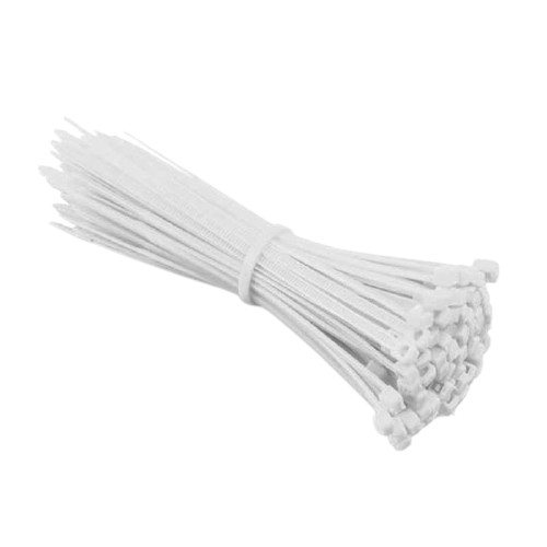 12 Inch 100 Pcs Packet White Color Cable Tie